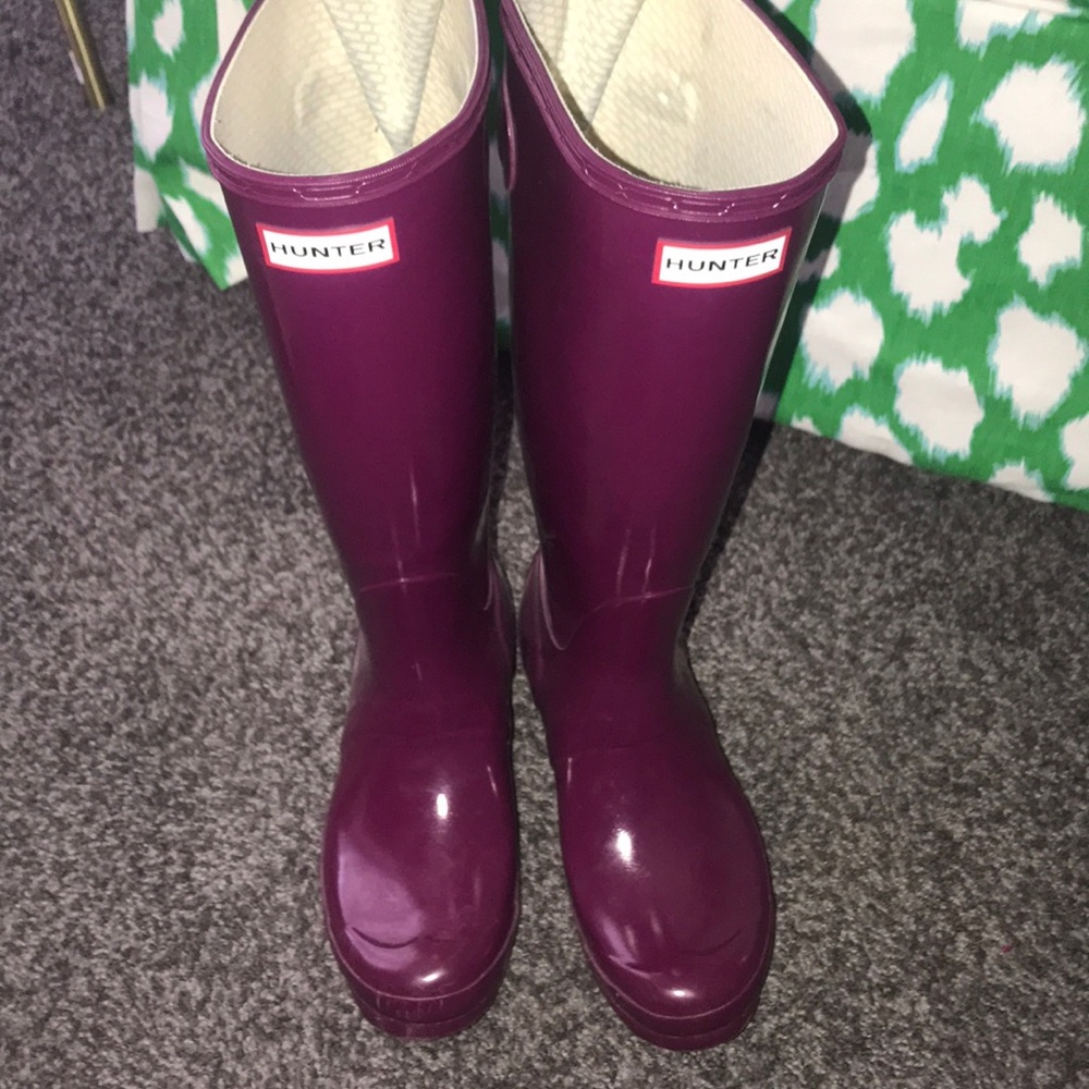 Purple Hunter boots